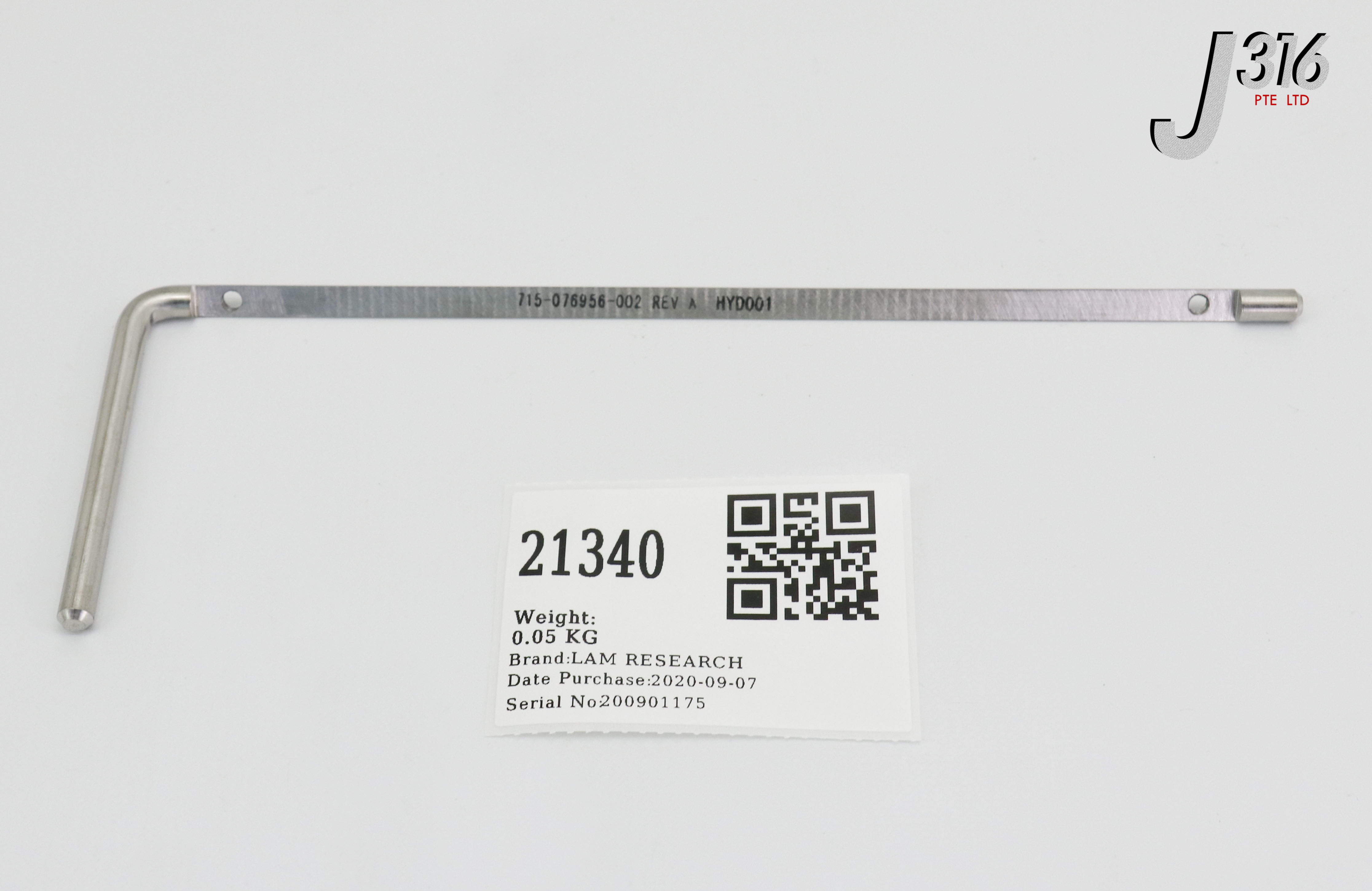 21340 LAM RESEARCH WELDMENT PIN 715-076956-002 | eBay